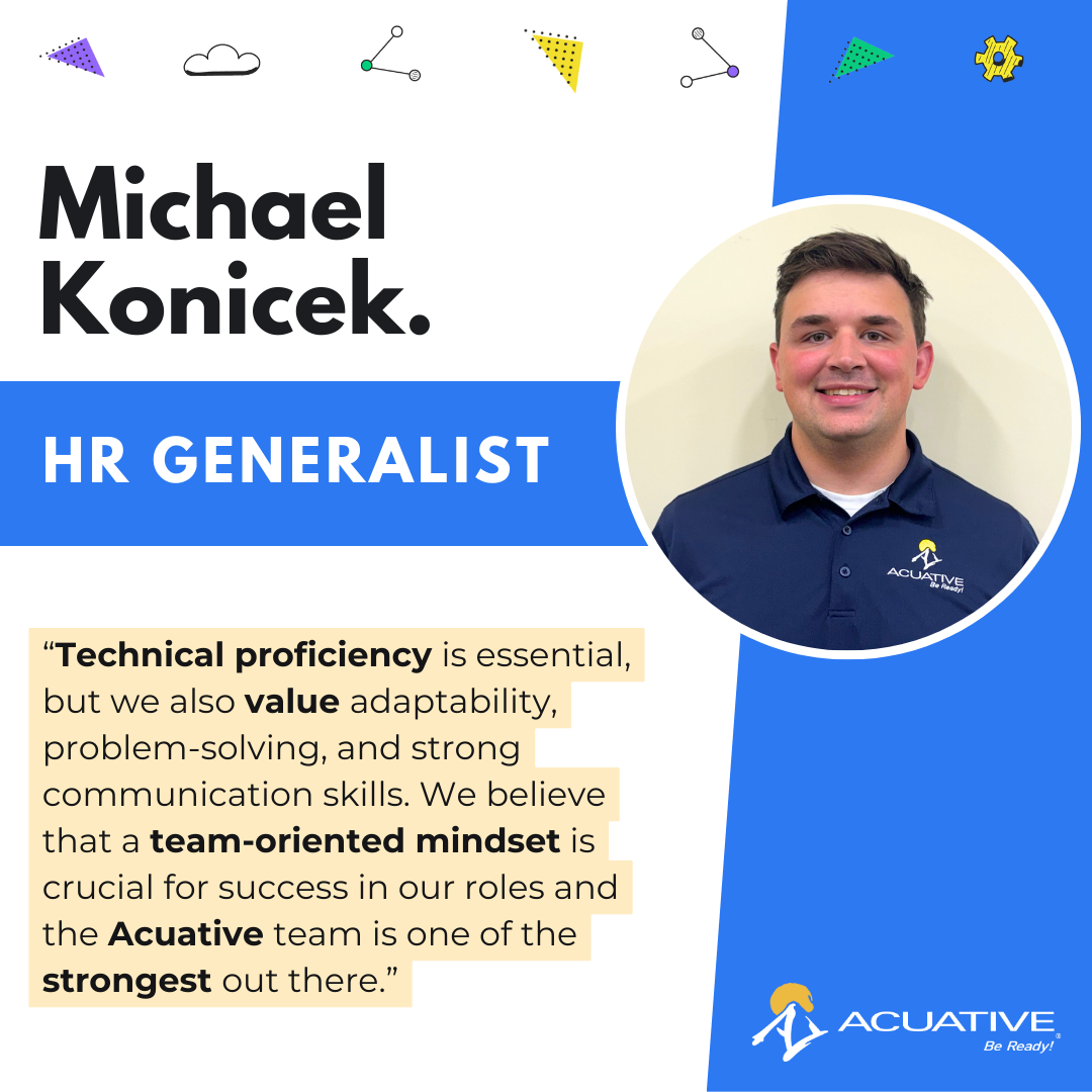 Interview with HR Generalist Michael Konicek