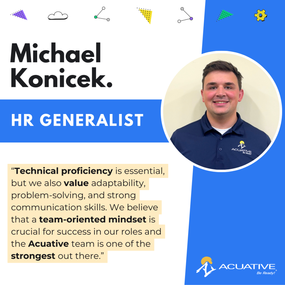 HR Generalist Michael Konicek